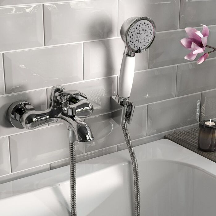 Смеситель для ванны Oldie, хром