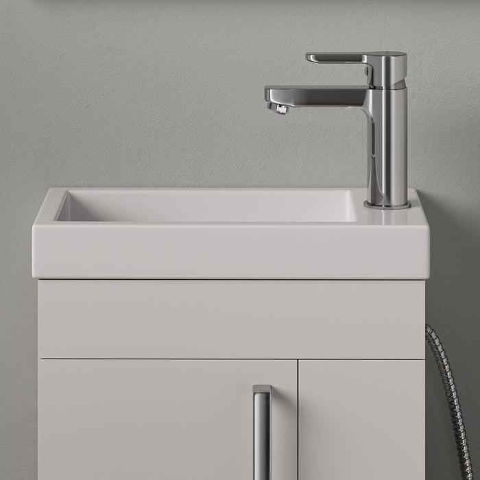 Смеситель для умывальника с гигиеническим душем Sena