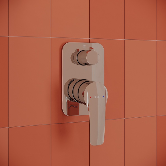 Смеситель скрытого монтажа с одним выходом