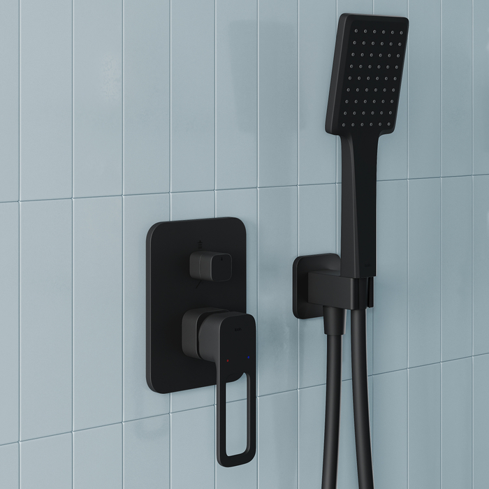 Смеситель скрытого монтажа с двумя выходами