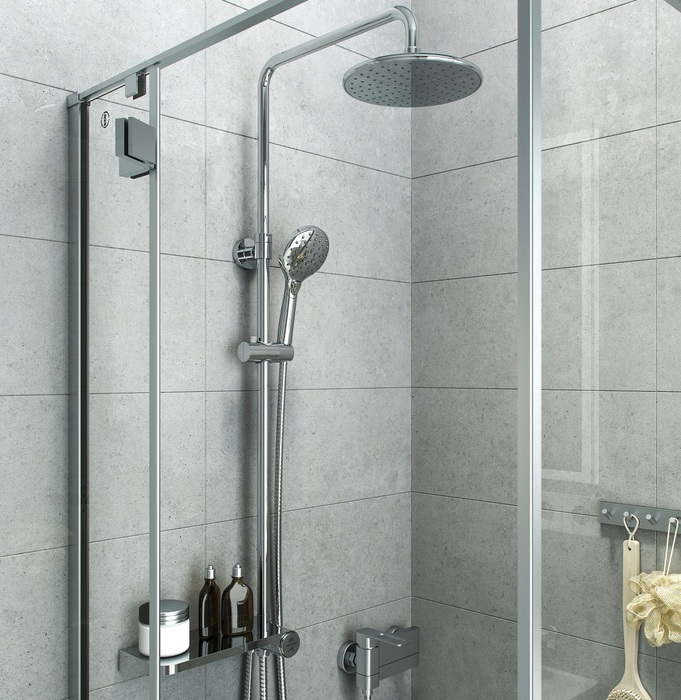 Душевой гарнитур с верхней лейкой Ray