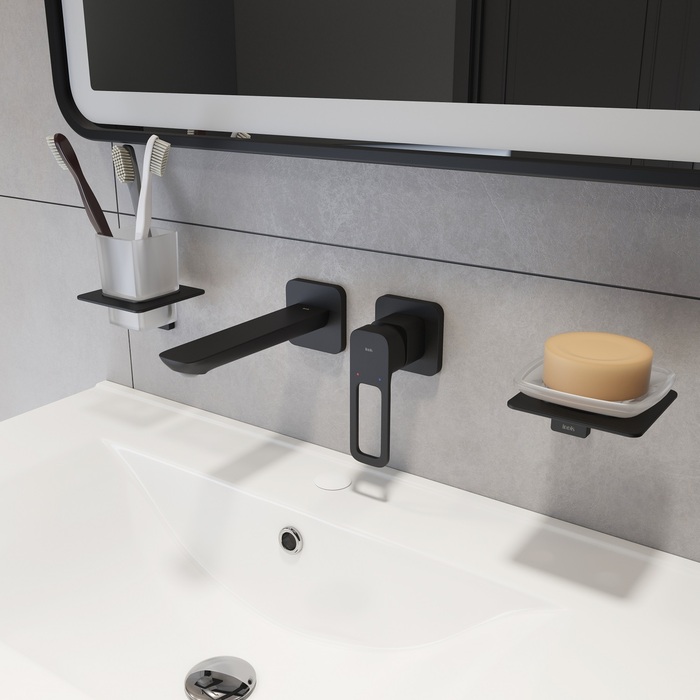 Смеситель скрытого монтажа для умывальника