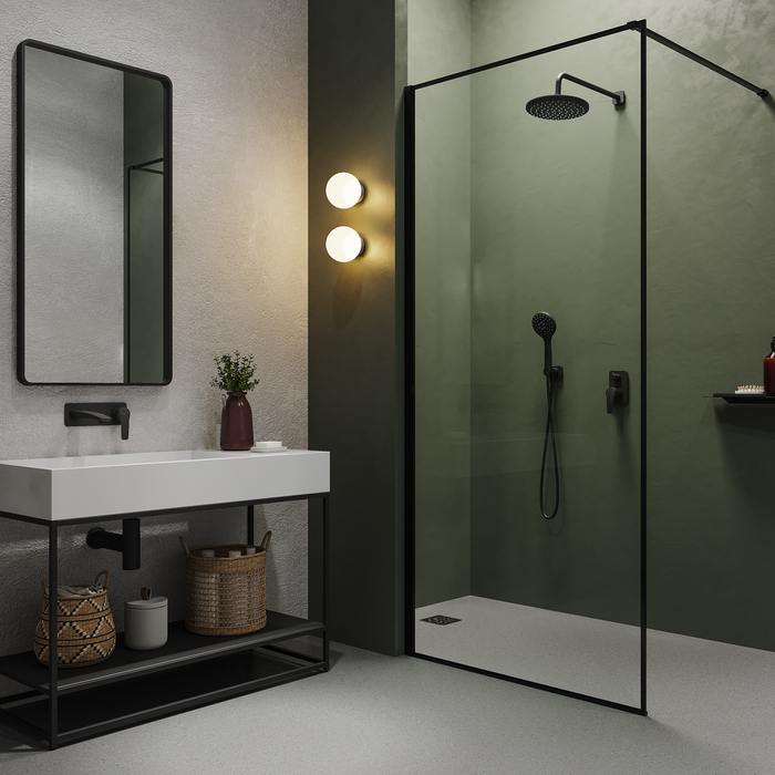 Смеситель скрытого монтажа с двумя выходами