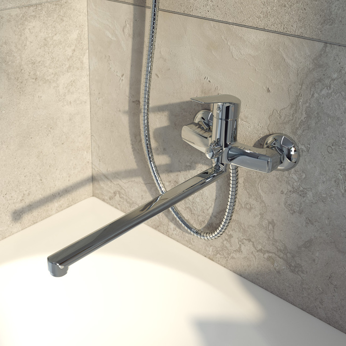 Смеситель для ванны с длинным изливом Torr