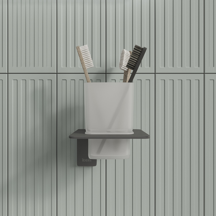 Подстаканник одинарный, матовое стекло