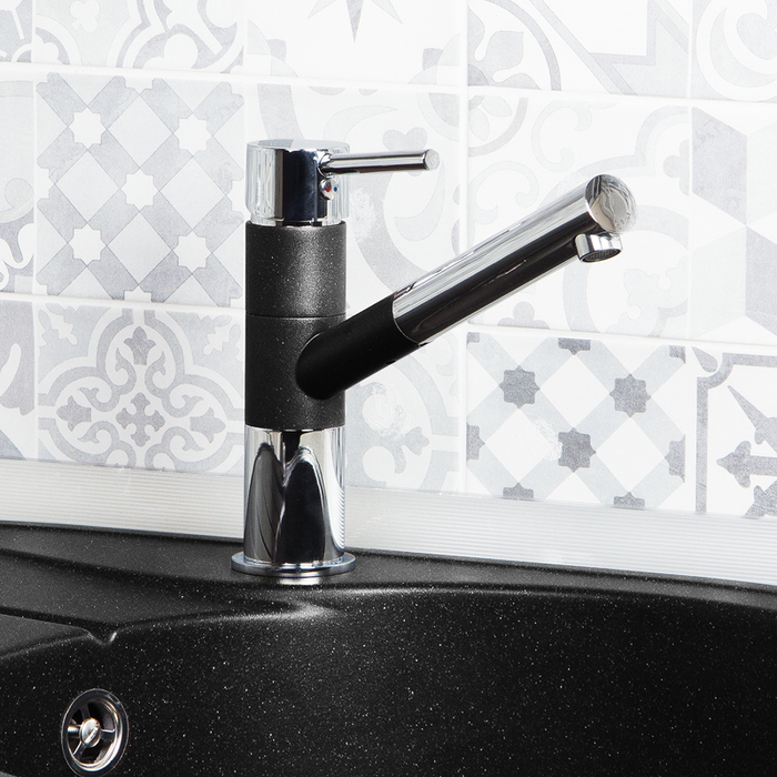 Смеситель для кухни Velikan, черный