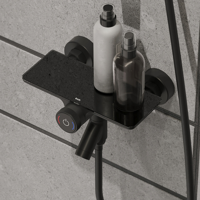 Смеситель для ванны с управлением Push Control