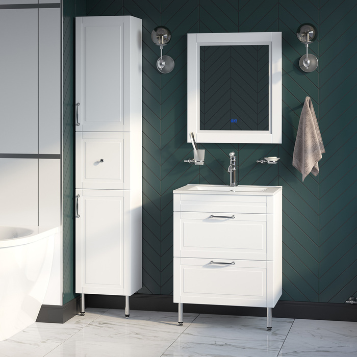 Зеркало с подсветкой, 60 см