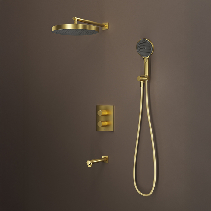 Встраиваемая душевая система с тропическим душем