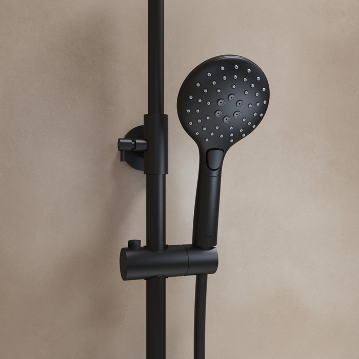 Смеситель с верхним душем и изливом