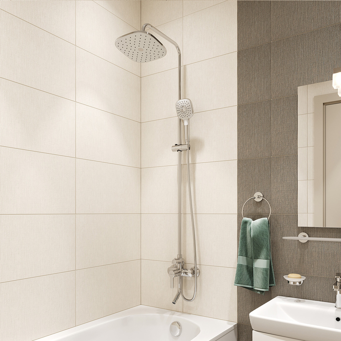 Смеситель для ванны с верхним душем Sena