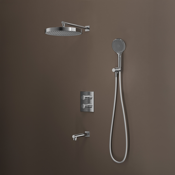 Встраиваемая душевая система с тропическим душем