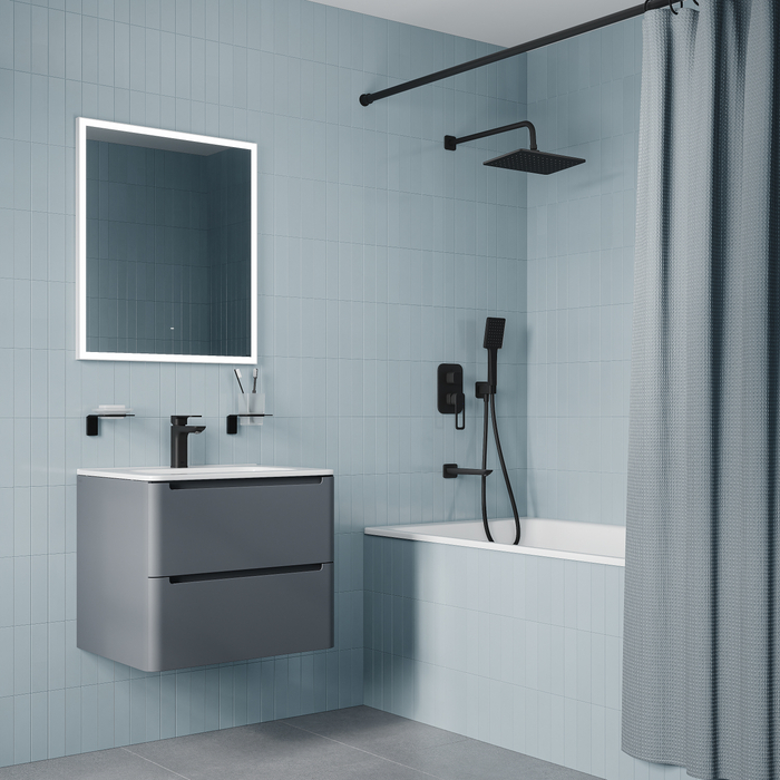 Смеситель скрытого монтажа с тремя выходами