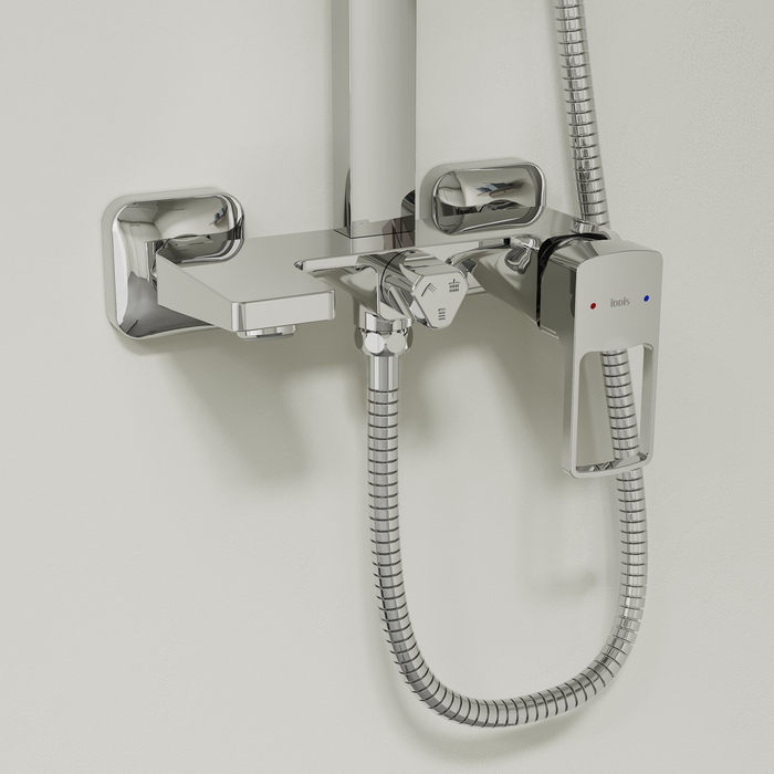 Смеситель с верхним душем