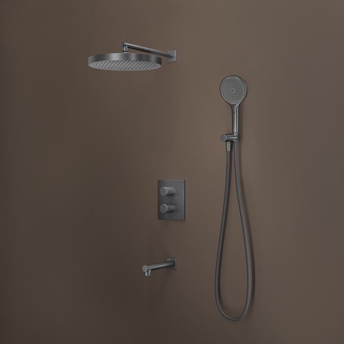 Встраиваемая душевая система с тропическим душем