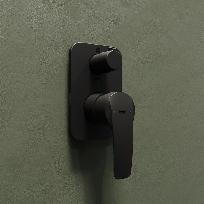 Смеситель скрытого монтажа с двумя выходами