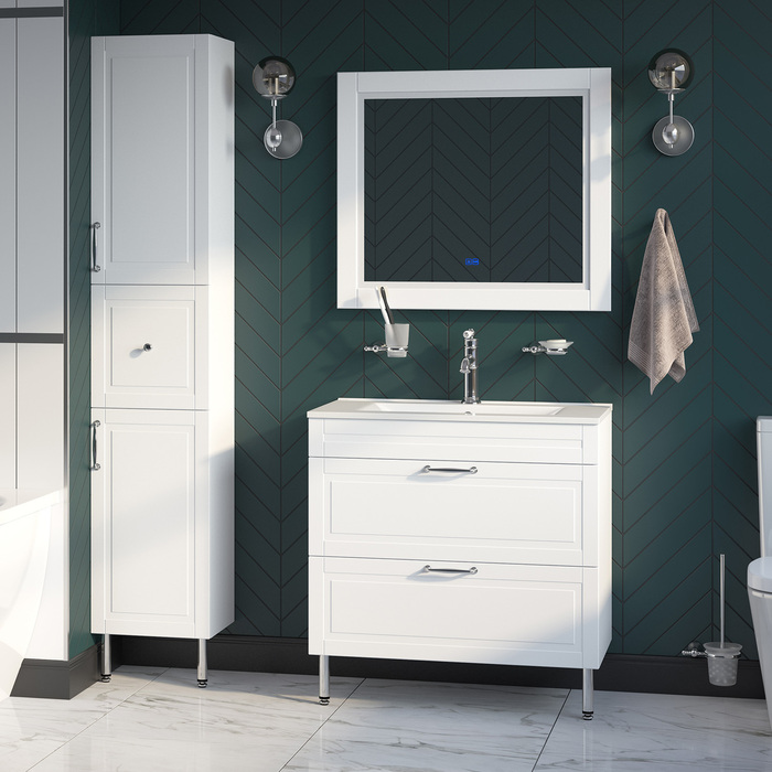 Зеркало с подсветкой, 80 см