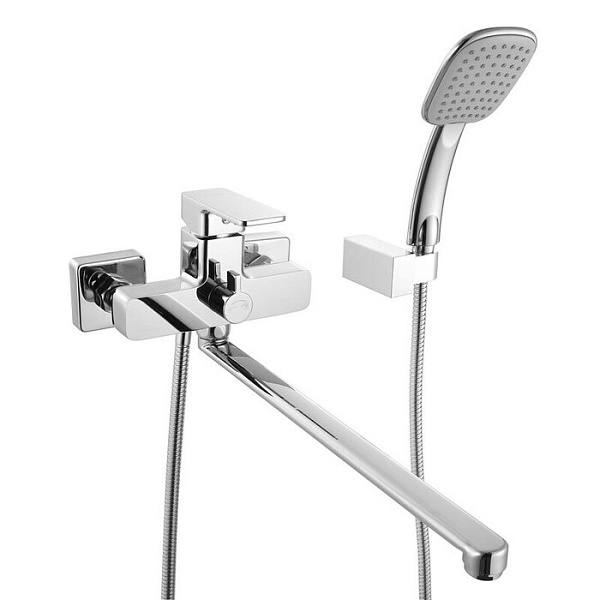 Смеситель для ванны с длинным изливом